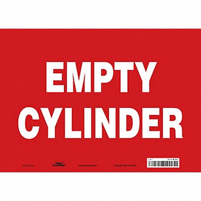 CONDOR 471M58 Safety Sign 10 inx14 in Vinyl