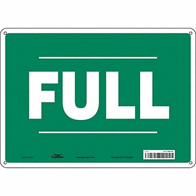 CONDOR 471M98 J8592 Safety Sign 10 in x 14 in Aluminum
