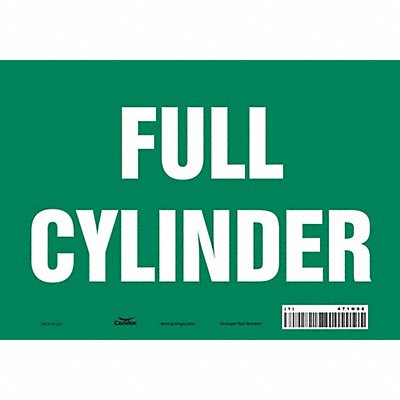 CONDOR 471N08 Safety Sign 7 inx10 in Vinyl