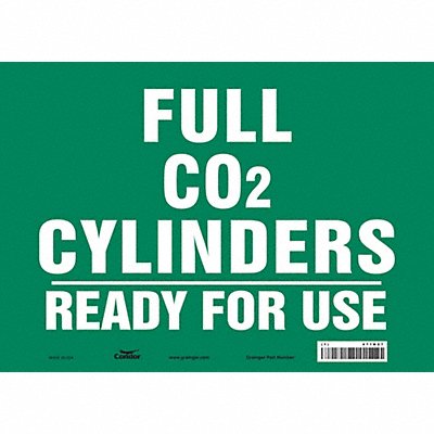 CONDOR 471N27 Safety Sign 10 inx14 in Vinyl