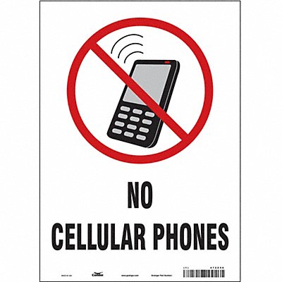 CONDOR 472Z56 Safety Sign 14 in x 10 in Vinyl