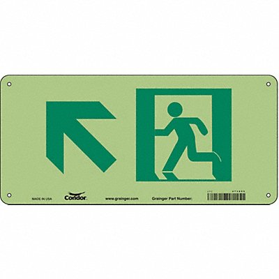 CONDOR 473A92 Safety Sign 7 in x 15 in Aluminum