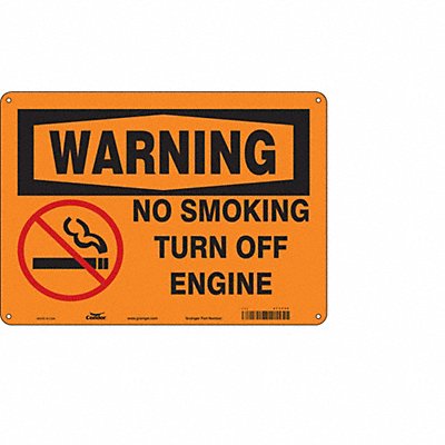 CONDOR 473V40 Safety Sign 10 in x 14 in Polyethylene