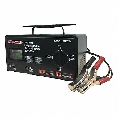 WESTWARD 473X79 Charger For 12/24V Battery 2.7A Input