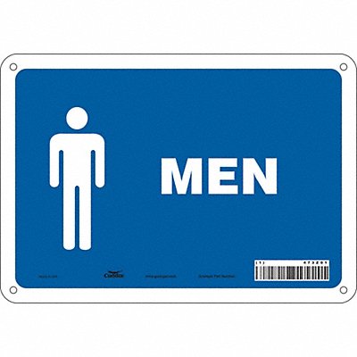 CONDOR 473Z01 Safety Sign 7 in x 10 in Polyethylene