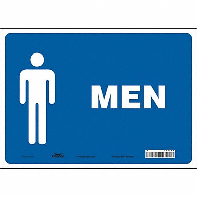 CONDOR 473Z04 Safety Sign 10 in x 14 in Vinyl