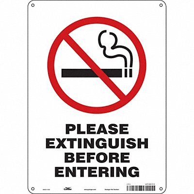 CONDOR 474C11 K1147 Safety Sign 14 inx10 in Aluminum