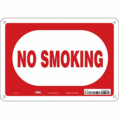 CONDOR 474C37 Safety Sign 7 inx10 in Polyethylene