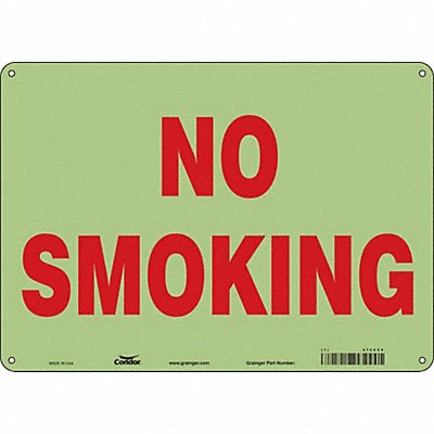 CONDOR 474C55 Safety Sign 10 in x 14 in Polyethylene