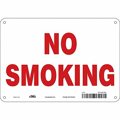 CONDOR 474C56 J7012 Safety Sign 7 inx10 in Polyethylene