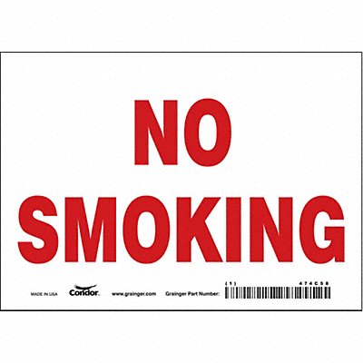 CONDOR 474C58 J7012 Safety Sign 5 inx7 in Vinyl
