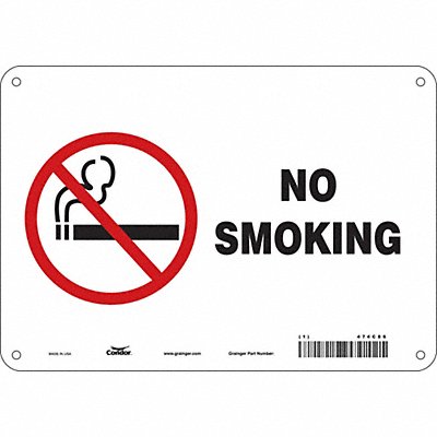 CONDOR 474C86 Safety Sign 7 inx10 in Polyethylene