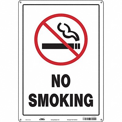 CONDOR 474D01 J7014 Safety Sign 20 in x 14 in Aluminum