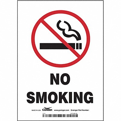 CONDOR 474D10 J7014 Safety Sign 7 inx5 in Vinyl