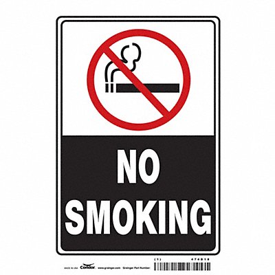 CONDOR 474D18 Safety Sign 10 inx7 in Vinyl