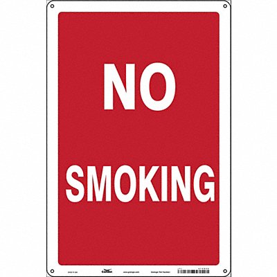 CONDOR 474D20 Safety Sign 18 inx12 in Aluminum