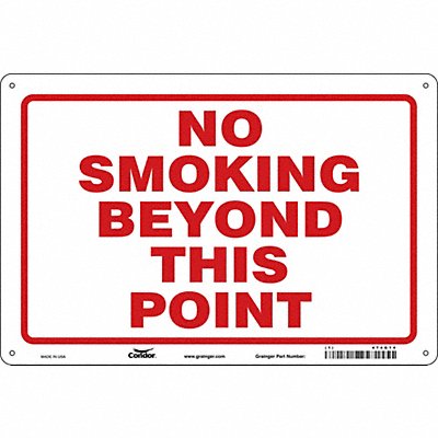 CONDOR 474G14 Safety Sign 24 in x 36 in Polyethylene