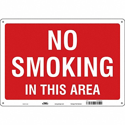 CONDOR 474G24 Safety Sign 14 inx20 in Aluminum