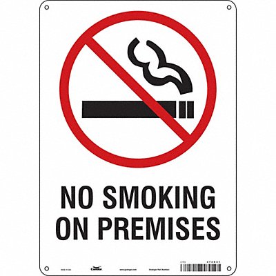 CONDOR 474H01 Safety Sign 14 inx10 in Aluminum