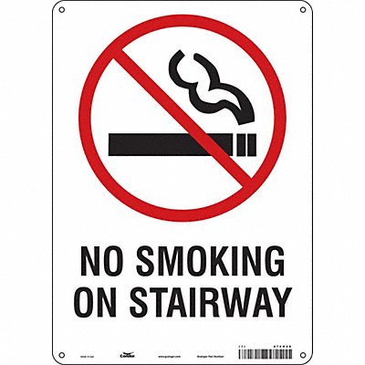 CONDOR 474H20 Safety Sign 14 inx10 in Aluminum