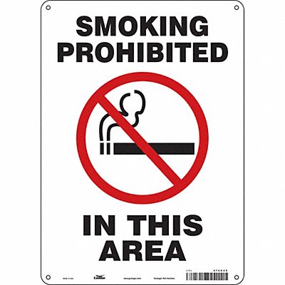 CONDOR 474K22 Safety Sign 14 inx10 in Aluminum