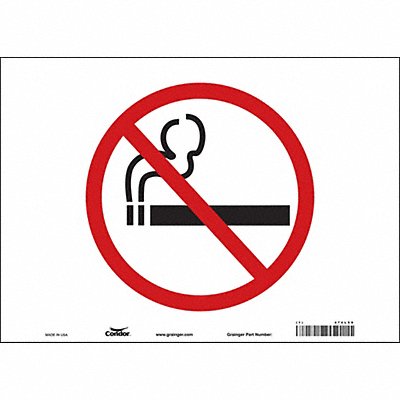 CONDOR 474L59 Safety Sign 10 inx14 in Vinyl