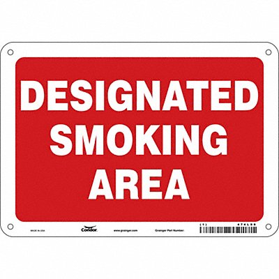 CONDOR 474L99 J7716 Safety Sign 7 inx10 in Polyethylene