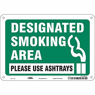 CONDOR 474M43 K1257 Safety Sign 7 inx10 in Polyethylene