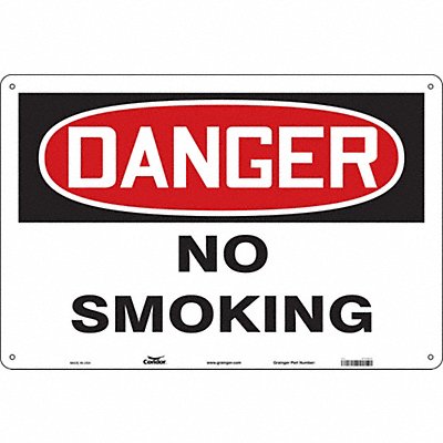 CONDOR 474N91 Safety Sign 24 in x 36 in Polyethylene