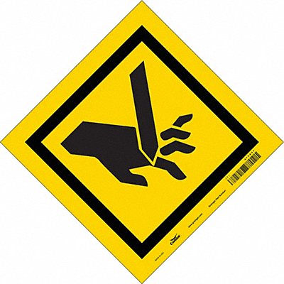 CONDOR 475A31 Safety Sign 10 in x 14 in Vinyl