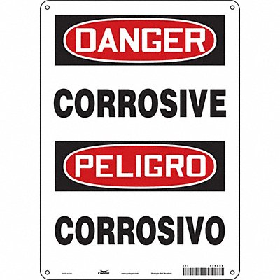 CONDOR 475Z06 Safety Sign 14 in x 10 in Aluminum