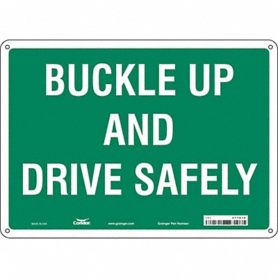 CONDOR 477G15 Safety Sign 10 inx14 in Vinyl
