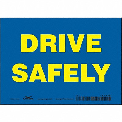 CONDOR 477N28 K1451 Safety Sign 5 inx7 in Vinyl