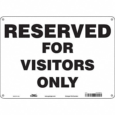 CONDOR 477W43 Visitor Parking Sign 10 x 14