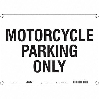 CONDOR 477X52 Motorcycle Parking Sign 10 x 14