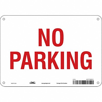 CONDOR 477X61 No Parking Sign 7 x 10