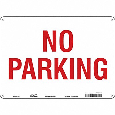 CONDOR 477X65 No Parking Sign 10 x 14