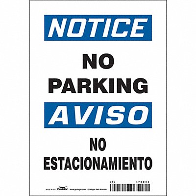 CONDOR 478D03 Safety Sign 10 inx7 in Vinyl
