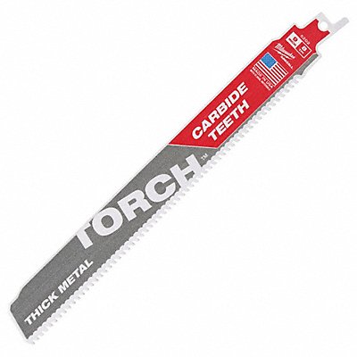 MILWAUKEE 48005302 9 8 TPI Torch Carbide Sawzall Blade 3PK