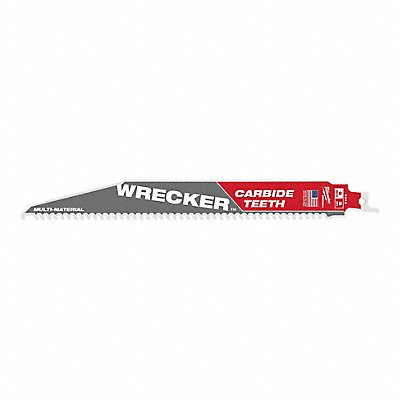 MILWAUKEE 48005342 Reciprocating Saw Blade L 9 TPI 6 PK3 Tapered