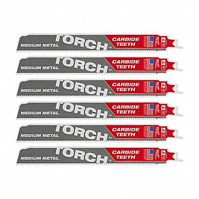 MILWAUKEE TOOL  EQUIPMENT 48-00-5352, 48-00-5352 (2) 9 10TPI w/ Carbide SAWZALL Blade 3PK