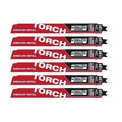 MILWAUKEE TOOL  EQUIPMENT 48-00-6352, 48-00-6352 TPI10 9 w/NITRUS CARBIDE SAWZALL Bl 3PK