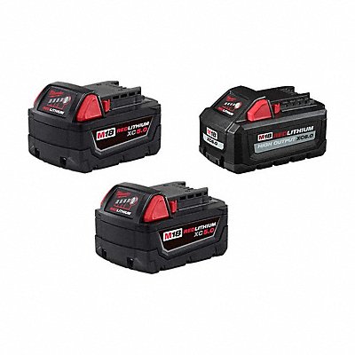 MILWAUKEE 4.81118524811186E+15 M18 XC5.0 Battery 2PK + HO XC6.0 Battery