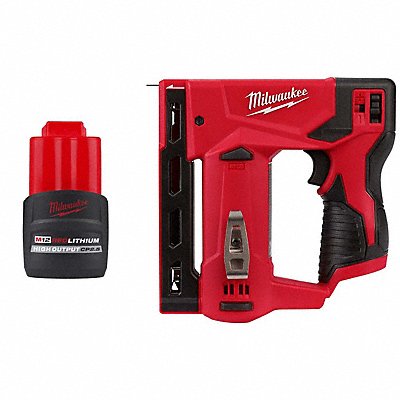 MILWAUKEE 48112400000000 Battery and Crown Stapler 12V DC