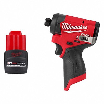 MILWAUKEE 48112400000000 Battery and Impact Driver 3600 RPM