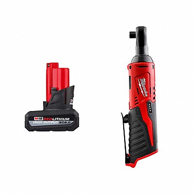 MILWAUKEE 48112500000000 Battery and Ratchet 250 RPM Free Speed