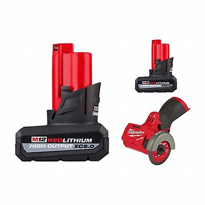 MILWAUKEE 4.81124504811245E+21 M12 5.0 Battery(2) + M12 FUEL 3 Cut Off