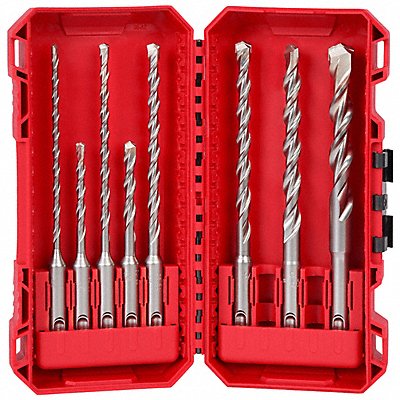 MILWAUKEE 48207673 Rotary Hammer Drill Bit Set 2 in L Flute