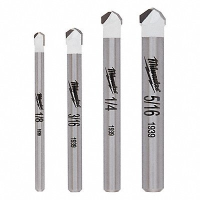 MILWAUKEE 48208998 4pc. Tile and Natural Stone Bit Set