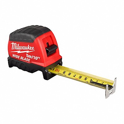 MILWAUKEE 48221217 Tape Measure 16 ft L Blade SAE